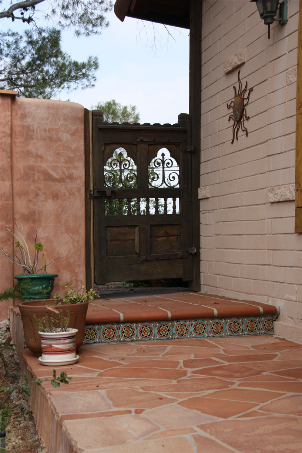 Gate Entry into Southwest Garden