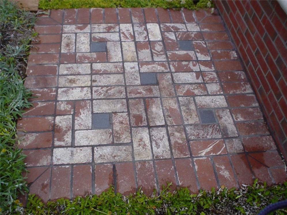 Used Brick in Patterns