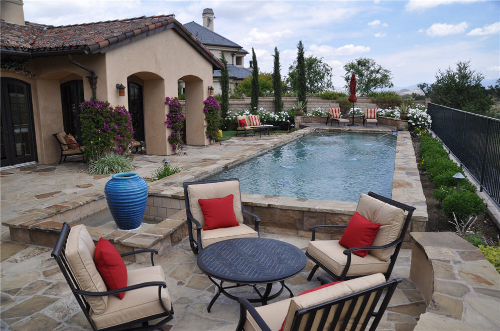 Poolside Sitting Area