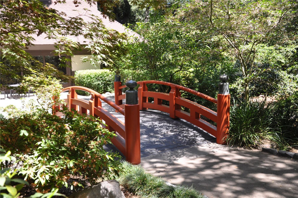 Descanso Gardens Orange Bridge